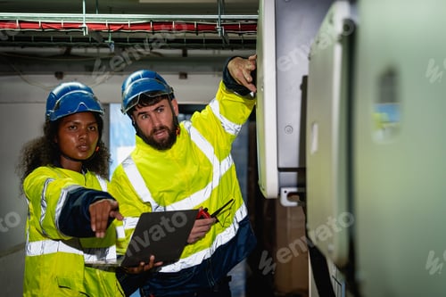 Preview: Engineers inspected the electrical switchboard and verified the operational voltage range.