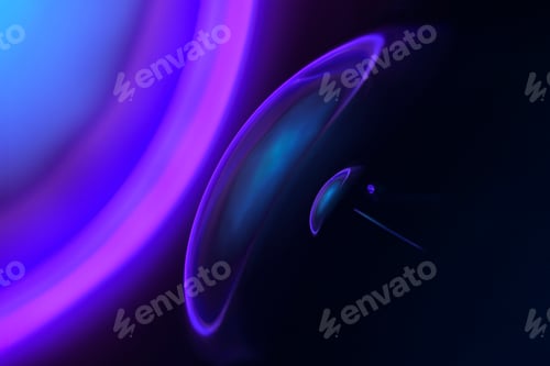Preview: Light background with sunset projector lamp