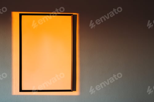 Preview: big empty frame in setting sun