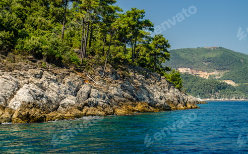 Preview: Spectacular natural setting in Thassos Greece, the northernmost island of the Aegean Sea