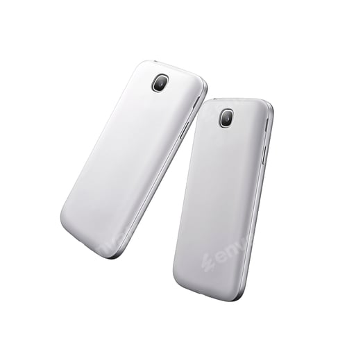 Preview: two smartphones isolated on white