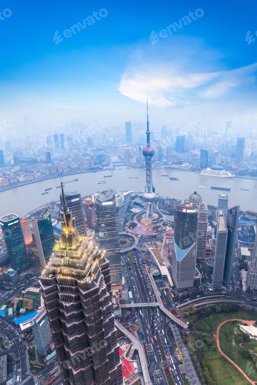 Preview: beautiful shanghai in twilight