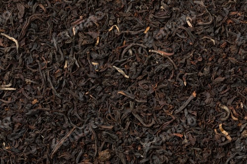 Preview: Dried Ostfriesen tea leaves full frame close up