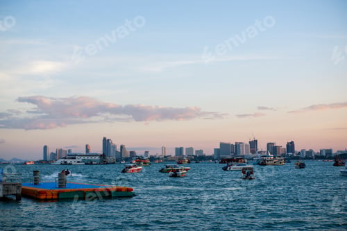 Preview: Pattaya Beach,Thailand,View from the top