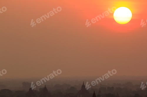 Preview: Morning sunrise at Bagan.