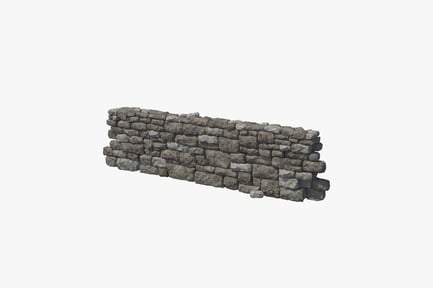 Preview: Irregular stone block wall