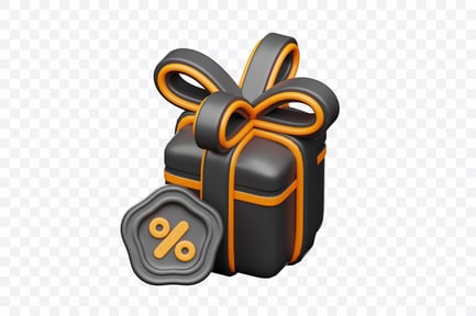Preview: Premium Gift With Bow And Tag