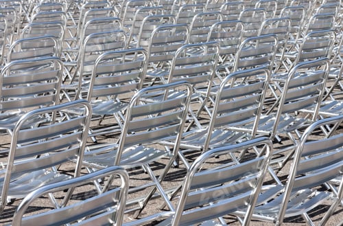Preview: Metal seats background