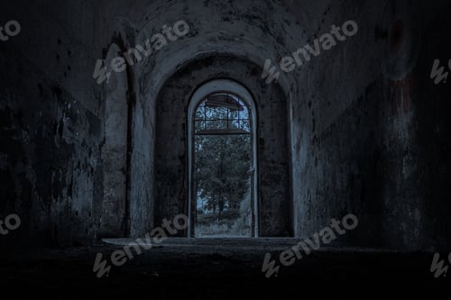 Preview: Old abandoned building. cold atmosphere, Lithuania
