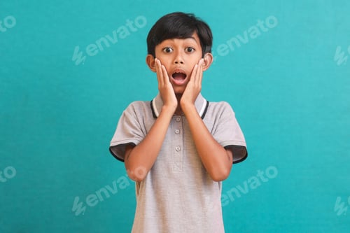Preview: Boy with surprised or shocked expression