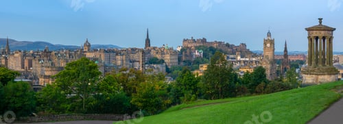 Preview: Edinburgh Castle Panorama At Dawn