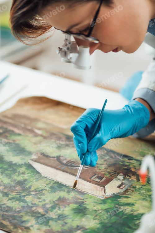 Preview: Restoring Old Oil Painting