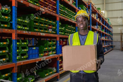 Preview: Store clerks inspect products, warehouses, industrial and logistics supply chains.