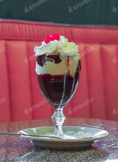 Preview: Hot fudge sundae with a cherry on top