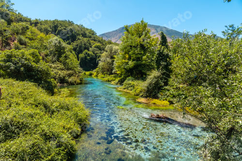 Preview: The Blue eye or Syri i kalter, a natural phenomenon in the mountains of southern Albania