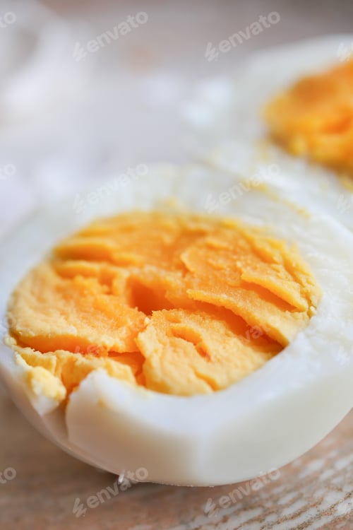 Preview: close up of bowel egg in a bowl on table