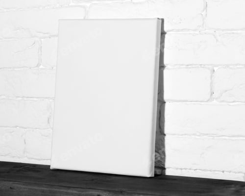 Preview: Blank canvas frame.