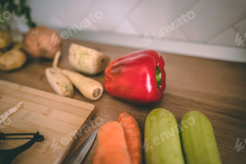 Preview: Vegetables on table