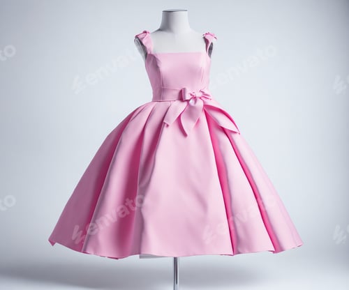Preview: Pink Dress on Mannequin