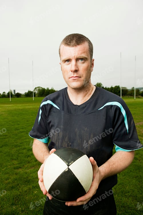 Preview: Portrait of a rugby player
