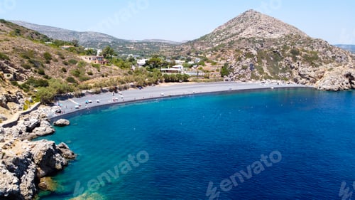 Preview: Volcano beach Mavra Volia Emporios on Chios island