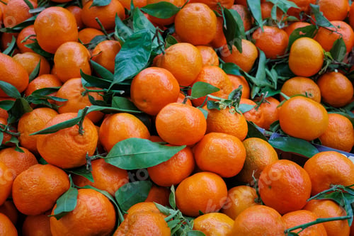 Preview: Clementine fruit for sale on a market stall