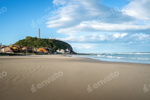 Preview: Praia da Cal Beach and Lighthouse Hill (Morro do Farol) - Torres, Rio Grande do Sul, Brazil