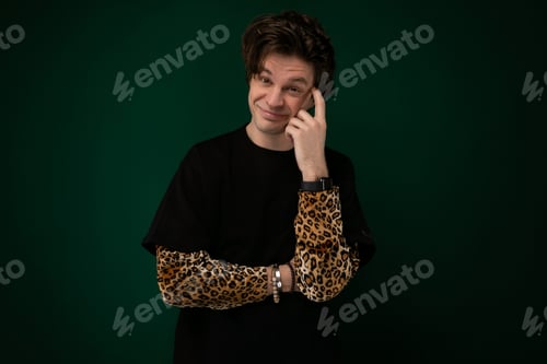 Preview: Man in Black Shirt Talking on Cell Phone