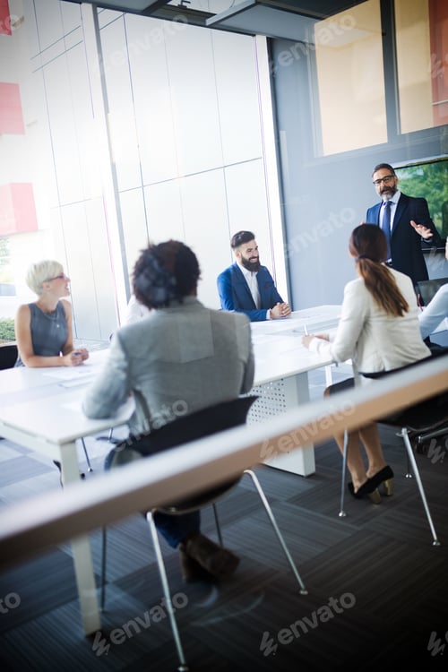Preview: Meeting Corporate Success Business Brainstorming Teamwork Concept