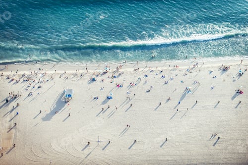 Preview: Santa Monica beach, view from helicopter
