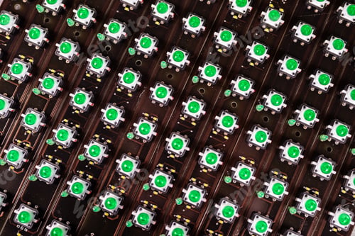 Preview: Panel of LED light indicators is in the production
