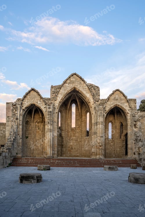 Preview: The Church of Panagia (Virgin Mary) of the Burgh in the old town of Rhodes