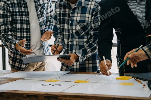 Preview: Working as a team architect and designer working on blueprint project