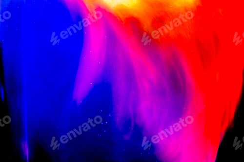 Preview: Colorful flares on the black background