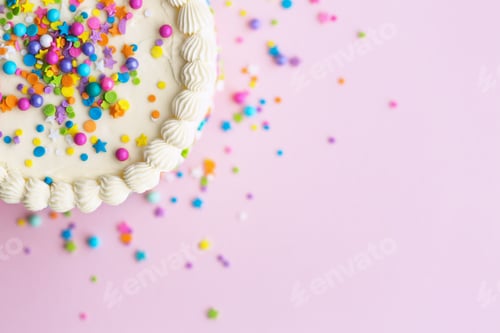 Preview: Birthday cake with sprinkles