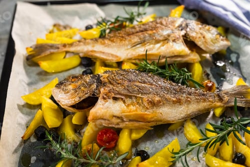 Preview: Grilled gilt-head bream