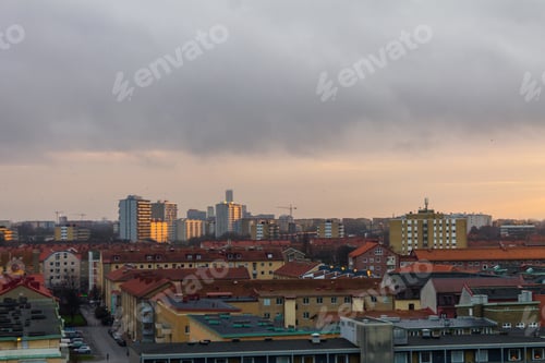 Preview: Sunset in Malmo city