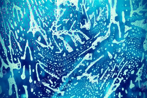 Preview: Natural foam on glass, abstract pattern