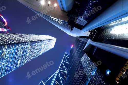 Preview: Hong Kong At Night, View From Below