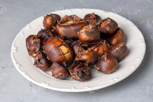 Preview: Chestnut kebab on the grill