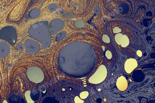 Preview: Vibrant oil painting with an abstract pattern - perfect for wallpaper