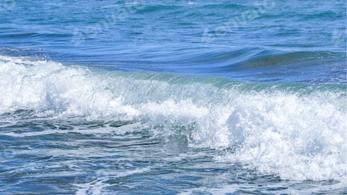 Preview: close up of the wave - blue sea