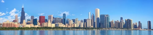 Preview: Chicago skyline panorama