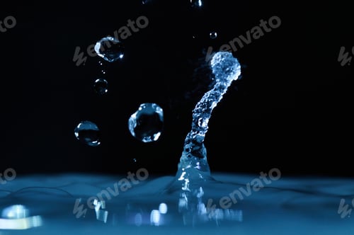 Preview: The process of boiling water, a stream of water shooting out of a humidifier or diffuser taken in