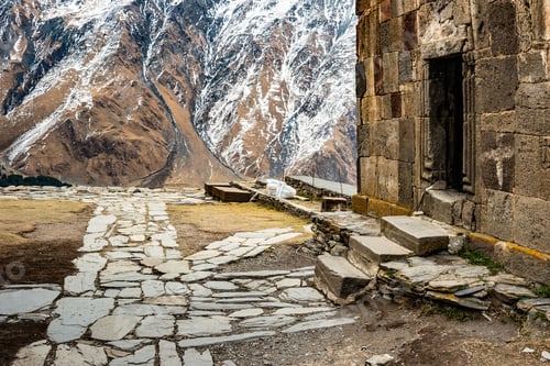 Preview: Entrance to the temple in Georgia