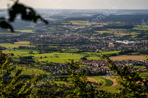 Preview: Beautiful view of Hechingen town in central Baden-Wurttemberg, Germany