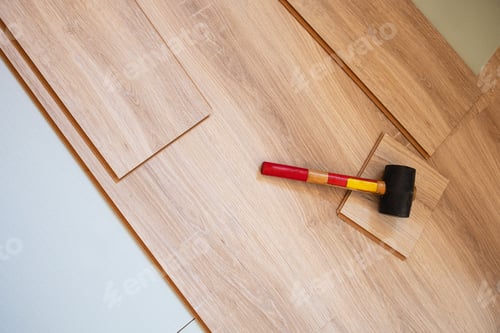 Preview: Hammer for installing laminate on boards