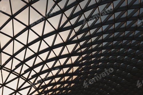 Preview: British Museum during the evening in the Bloomsbury area of London in the UK