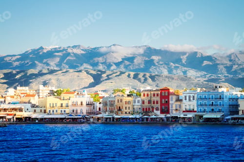 Preview: venetian habour of Chania, Crete, Greece