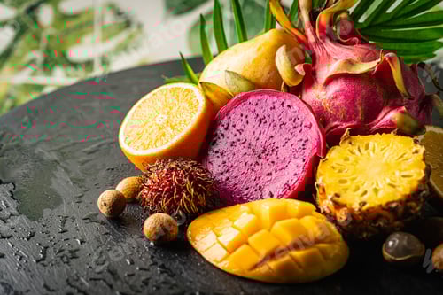 Preview: Composition of tropical fruits